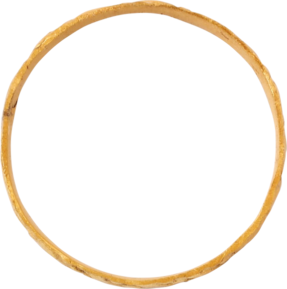MEDIEVAL EUROPEAN WEDDING RING, 15TH CENTURY, SIZE 12 1/4 - Royalty Rings