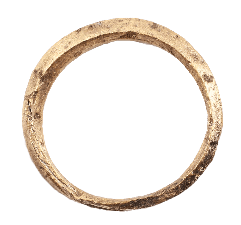 VIKING COIL RING, 9TH-10TH CENTURY AD, SIZE 10 1/4 - Picardi Jewelry