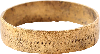 ANCIENT VIKING WEDDING RING, SIZE 7 1/2 - Royalty Rings