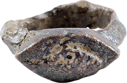 ROMAN MAN’S RING, UNFINISHED, 2ND-3RD CENTURY AD, SIZE 9 - Royalty Rings