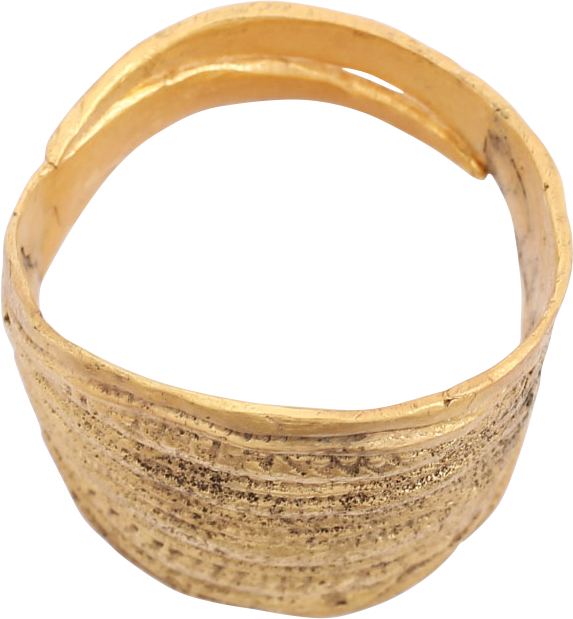 SUPERB VIKING SHIELD RING, C. 9TH-10TH CENTURY, SIZE 10 1/2 - 11 - Royalty Rings