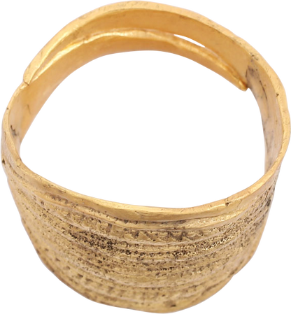 SUPERB VIKING SHIELD RING, C. 9TH-10TH CENTURY, SIZE 10 1/2 - 11 - Royalty Rings