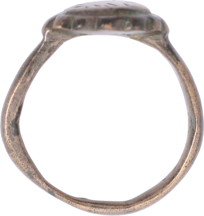 MEDIEVAL “BLESSING” RING, 10TH-16TH CENTURY AD, SIZE 3 ½ - Royalty Rings