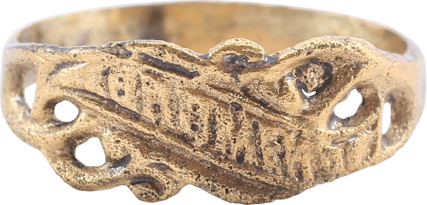 EASTERN EUROPEAN/BALKAN SWEETHEART RING, SIZE 9 1/2 - Royalty Rings