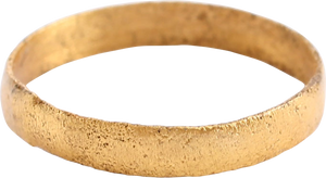 ANCIENT VIKING WEDDING RING, SIZE 4 1/4 - Picardi Jewelry