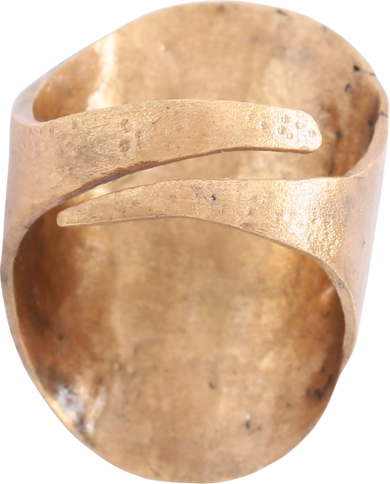 SUPERB VIKING SHIELD RING C. 9TH-10TH CENTURY, SIZE 11 - Royalty Rings