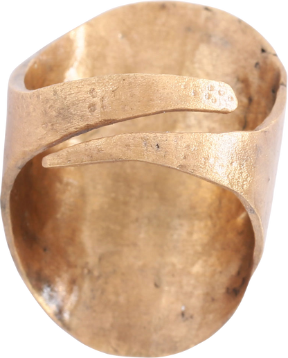 SUPERB VIKING SHIELD RING C. 9TH-10TH CENTURY, SIZE 11 - Royalty Rings