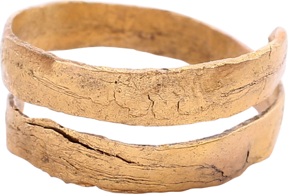 ANCIENT VIKING COIL RING C.850-1050 AD SIZE 10 ¾ - Royalty Rings