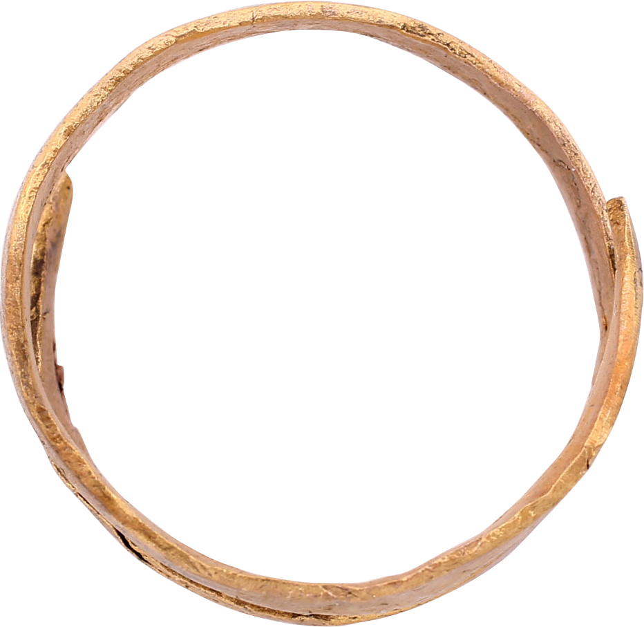 ANCIENT VIKING COIL RING C.850-1050 AD SIZE 10 ¾ - Royalty Rings