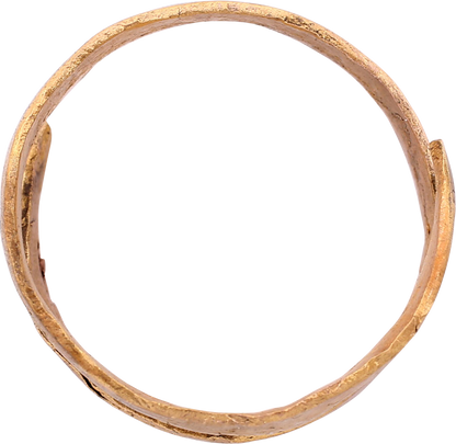 ANCIENT VIKING COIL RING C.850-1050 AD SIZE 10 ¾ - Royalty Rings