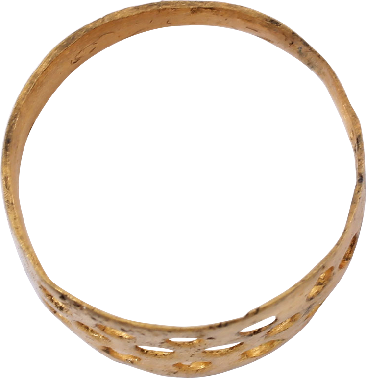 VIKING WARRIOR’S SHIELD RING, 10TH CENTURY AD, SIZE 7 ½ - Royalty Rings