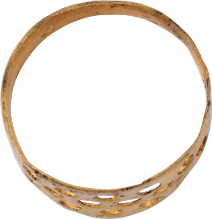 VIKING WARRIOR’S SHIELD RING, 10TH CENTURY AD, SIZE 7 ½ - Royalty Rings