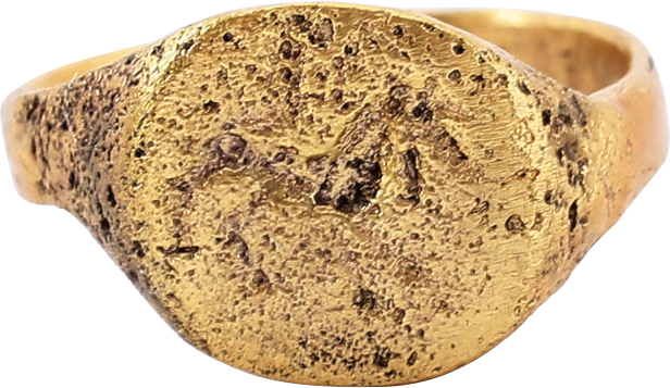 ROMAN SIGNET RING 1ST-2ND CENTURY AD, SIZE 5 ¾ - Royalty Rings