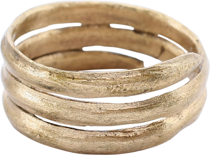 ANCIENT VIKING COIL RING C.850-1050 AD SIZE 10 ¼ - Royalty Rings