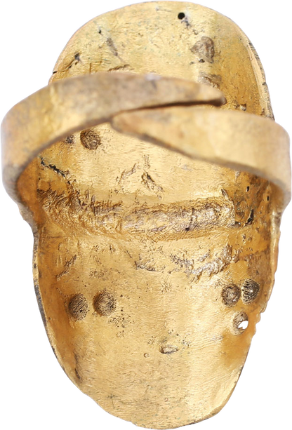 VIKING SHIELD RING, C.9TH-10TH CENTURY, SIZE 10 - Royalty Rings