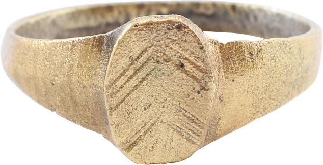 MEDIEVAL ENGLISH RING, 6th-12th CENTURY, SIZE 9 1/2 - Royalty Rings