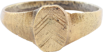 MEDIEVAL ENGLISH RING, 6th-12th CENTURY, SIZE 9 1/2 - Royalty Rings