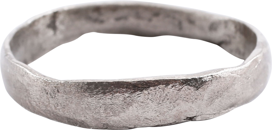 RARE SILVER VIKING WEDDING RING, 9th-11th CENTURY, SIZE 11 3/4 - Royalty Rings