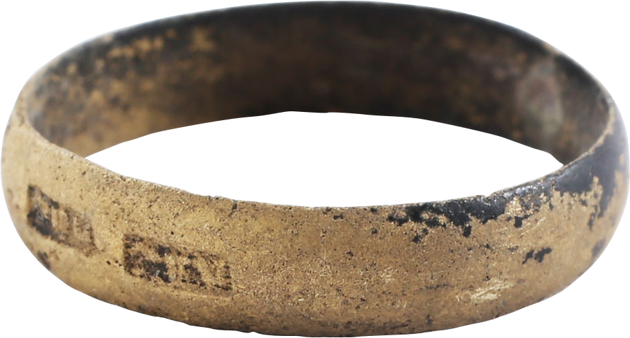 EUROPEAN MAN’S WEDDING RING, 17TH-18TH CENTURY, SIZE 10 ¼ - Fagan Arms
