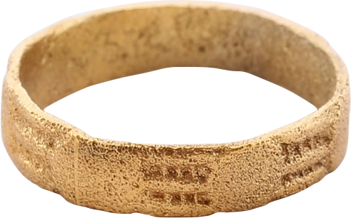 EUROPEAN WOMAN’S WEDDING RING C.1250-1500, SIZE 5 ½ - Fagan Arms
