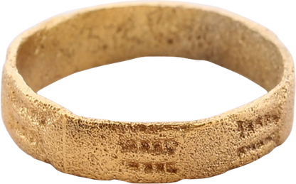 EUROPEAN WOMAN’S WEDDING RING C.1250-1500, SIZE 5 ½ - Fagan Arms