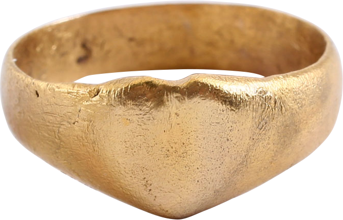FINE ENGLISH SWEETHEART OR WEDDING RING, TUDOR PERIOD, SIZE 8 ¾ - Fagan Arms