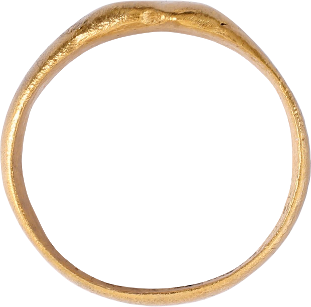 FINE ENGLISH SWEETHEART OR WEDDING RING, TUDOR PERIOD, SIZE 8 ¾ - Fagan Arms