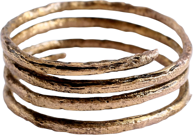 ANCIENT VIKING COIL RING 850-1050 AD SIZE 10 ¼ - Royalty Rings