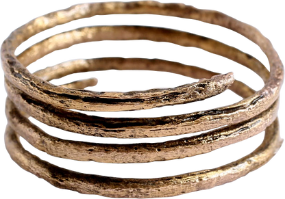 ANCIENT VIKING COIL RING 850-1050 AD SIZE 10 ¼ - Royalty Rings