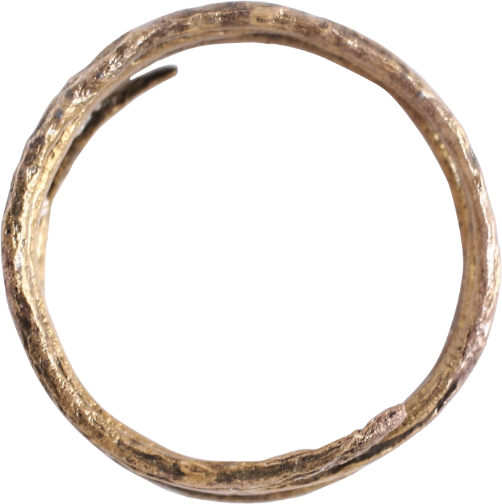 ANCIENT VIKING COIL RING 850-1050 AD SIZE 10 ¼ - Royalty Rings