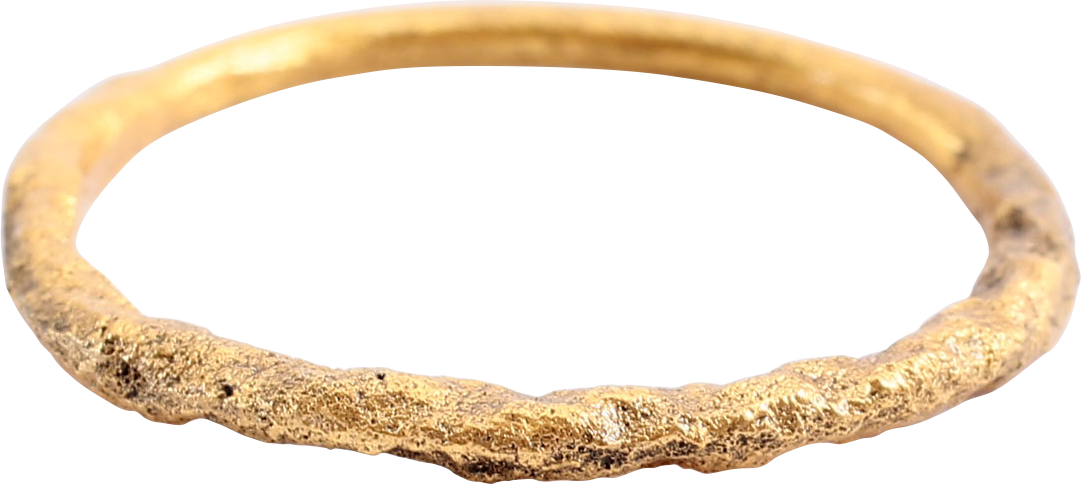 VIKING ROPED OR TWIST WEDDING RING, C.866-1067 AD, SIZE 8 3/4 - Royalty Rings