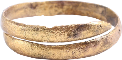 ANCIENT VIKING COIL RING C.850-1050 AD SIZE 10 ¼ - Royalty Rings