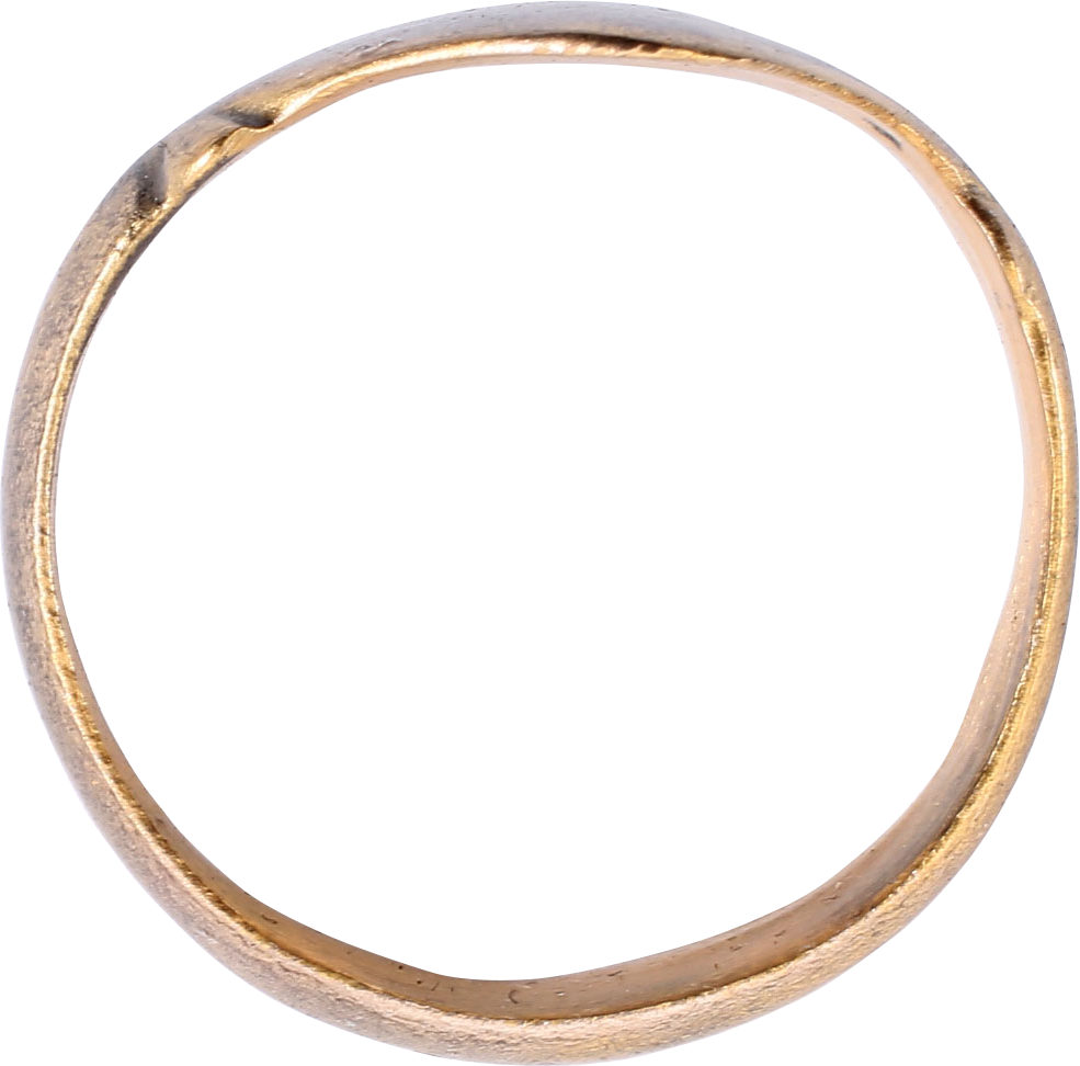 EUROPEAN BETROTHAL RING C.1600-1700, SIZE 8 ¾ - Royalty Rings