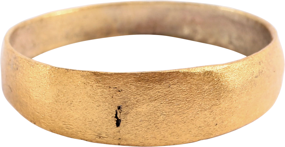RARE VARIATION VIKING WEDDING RING, 850-1000 AD, SIZE 11 - Fagan Arms