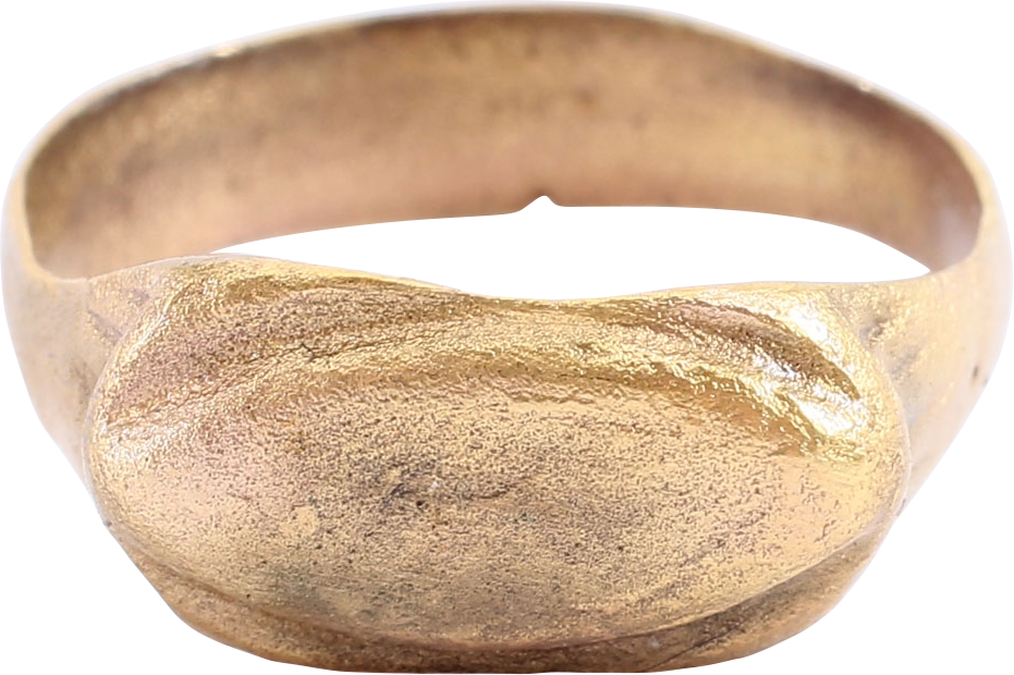 ANCIENT ROMAN/MEDIEVAL EVIL EYE RING, 4TH-8TH CENTURY AD, SIZE 10 - Royalty Rings