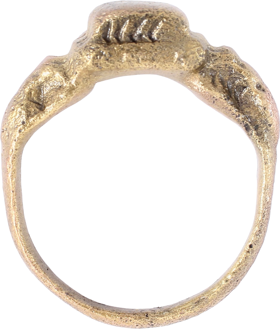 BYZANTINE MEDIEVAL EUROPEAN RING C.800-1000 AD, SIZE 7 - Fagan Arms