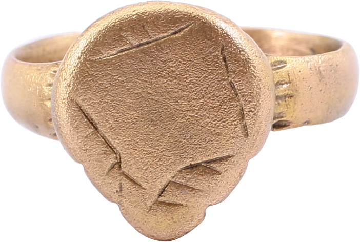 VIKING HEART RING C.900-1050 AD, SIZE 8 ¾ - Royalty Rings