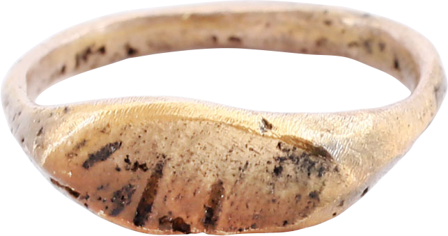 ROMAN SIGNET RING, 2ND-5TH CENTURY AD, SIZE 3 1/4 - Fagan Arms