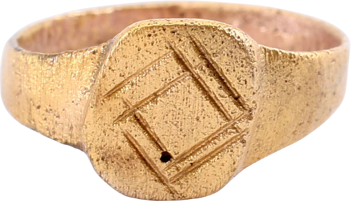 MEDIEVAL EUROPEAN RING, 900-1200 AD SIZE 2 1/2 - Royalty Rings