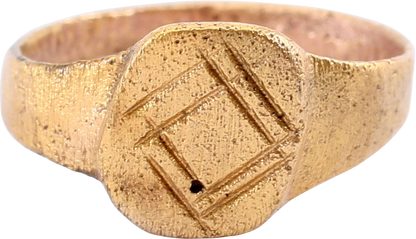 MEDIEVAL EUROPEAN RING, 900-1200 AD SIZE 2 1/2 - Royalty Rings