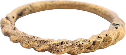 VIKING WARRIOR’S ROPED OR TWIST RING, C.866-1067 AD, SIZE 10 ¾ - Royalty Rings