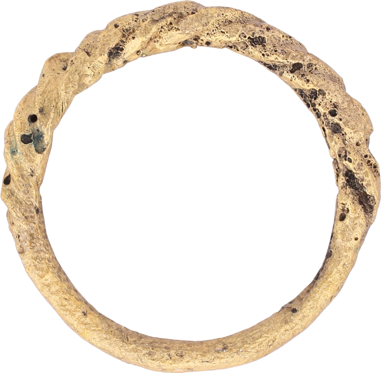 VIKING WARRIOR’S ROPED OR TWIST RING, C.866-1067 AD, SIZE 10 ¾ - Royalty Rings