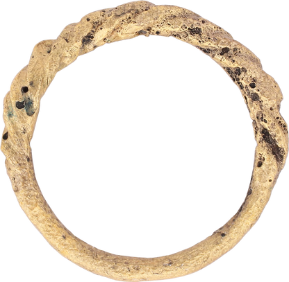 VIKING WARRIOR’S ROPED OR TWIST RING, C.866-1067 AD, SIZE 10 ¾ - Royalty Rings