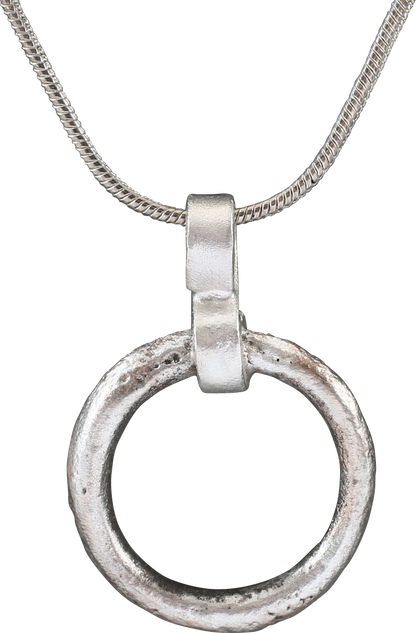 CELTIC PROSPERITY RING NECKLACE, C.400-100 BC - Picardi Jewelry