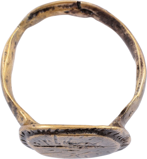 MEDIEVAL “BLESSING” RING, 10TH-16TH CENTURY AD, SIZE 5 ¾ - Royalty Rings