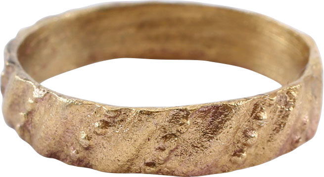 EUROPEAN WEDDING RING C.1400-60 SIZE 4 ¾ - Royalty Rings