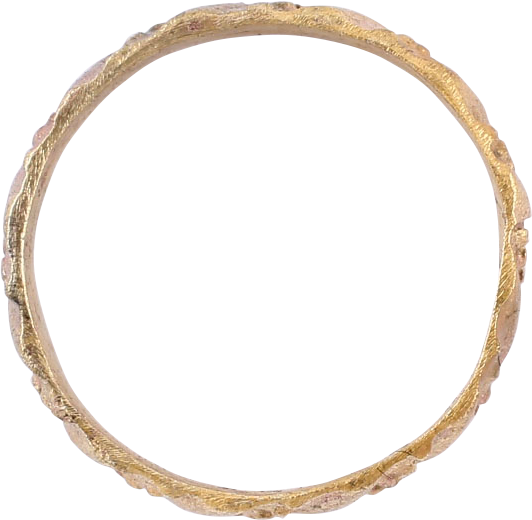 EUROPEAN WEDDING RING C.1400-60 SIZE 4 ¾ - Royalty Rings