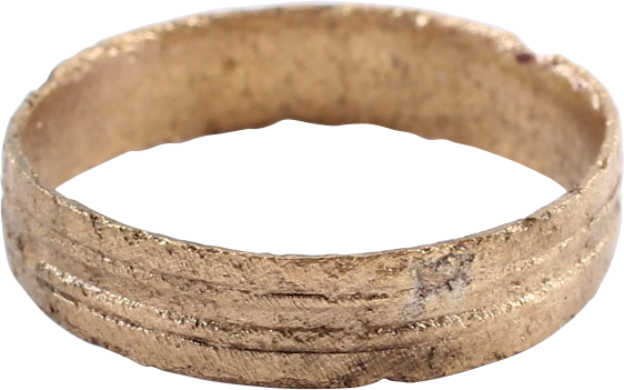 VIKING WEDDING RING, 850-1050 AD, SIZE 8 1/4 - Royalty Rings