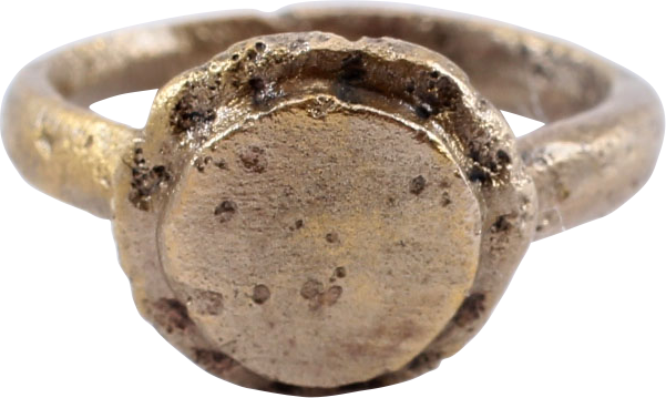 MEDIEVAL “BLESSING” RING, 10TH-16TH CENTURY AD, SIZE 2 - Royalty Rings