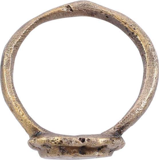 MEDIEVAL “BLESSING” RING, 10TH-16TH CENTURY AD, SIZE 2 - Royalty Rings